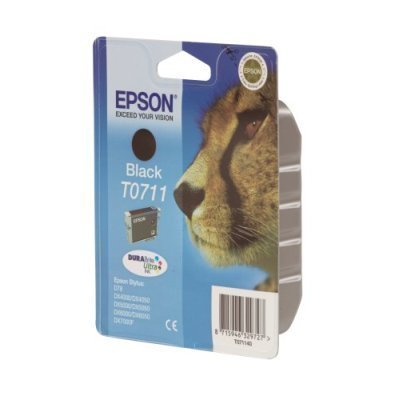 Oryginalny tusz Epson T0711 czarny oryginał - photo