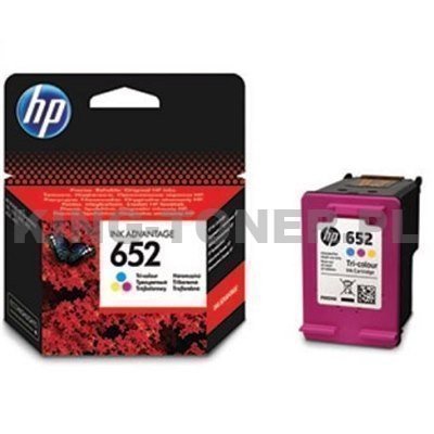 Oryginalny tusz HP 652 kolor F6V24AE - photo